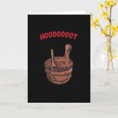 Sauna Hoooot Saunas Kaart (Gele Bloem)