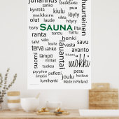 Sauna juliste - affiche (Cuisine)