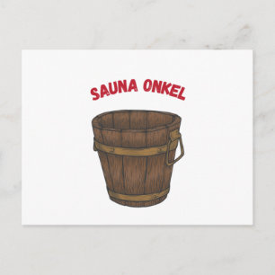 Sauna Sweat met me Saunas Briefkaart