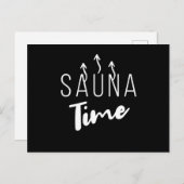 Sauna TIme Wellness Briefkaart (Voorkant / Achterkant)