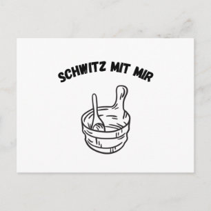 Sauna Zweten Met Mij Sauna's Briefkaart