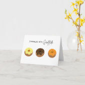 Saupoudré De Gratitude - Carte de remerciements À (Fleur jaune)