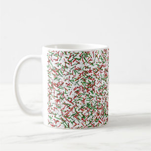 Saupoudrer de bonbons avec de la Mug Pois, blanc