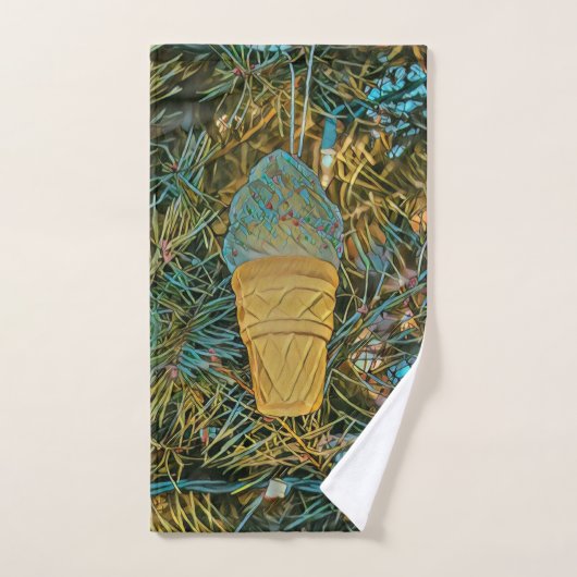 Saupoudrer de crème glacée (Serviette à main)