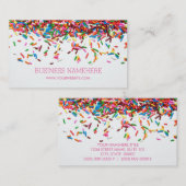 Saupoudrer le Carte de visite (Devant / Derrière)