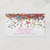 Saupoudrer le Carte de visite (Dos)