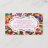 Saupoudrer le Carte de visite (Dos)