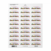 Saupoudrer le Étiquette de adresse (Feuille entière)