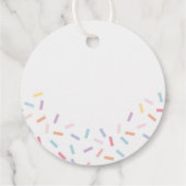 Saupoudrer les étiquettes Merci Favoriser (Dos)