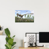 Saurornitholestes Print (Thuiskantoor)