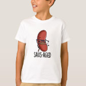 Saus-aged Grappige Oude Worst Puns T-shirt (Voorkant)