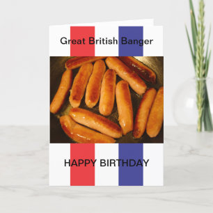 Sausages Happy Birthday Kaart