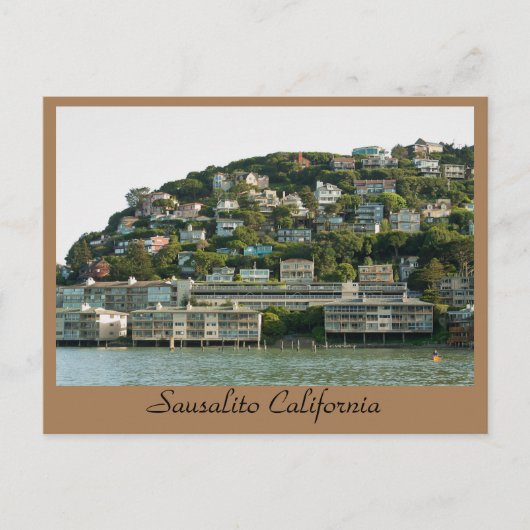 Sausalito California Briefkaart (Voorkant)