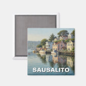 Sausalito California Magneet (Voorkant / Achterkant)