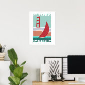 Sausalito Travel Poster (Thuiskantoor)