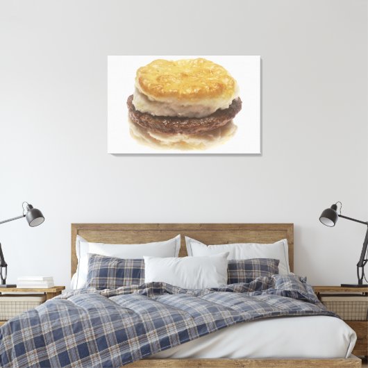 Sause Biscuit Canvas Afdruk (Insitu (Slaapkamer))