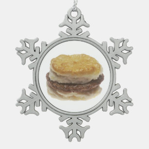 Sause Biscuit Tin Sneeuwvlok Ornament