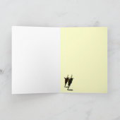 Saut de la carte de voeux de cheval (Intérieur)