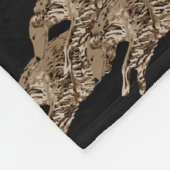 Saut de la couverture d'ouatine de barzoï (Coin)