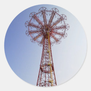 Saut de parachute - Coney Island, autocollant de