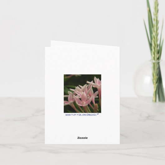 Saut de sauterelle de bébé de carte de note de foi (Dos)