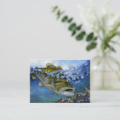 SAUT du modèle BAS de carte de visite (Debout devant)