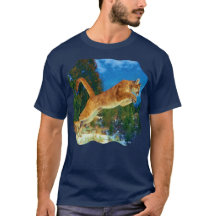 Sautant le T-shirt de puma (puma)