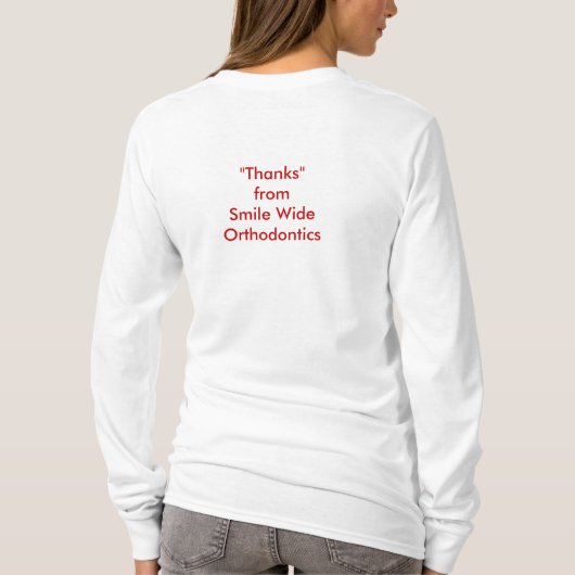 Sauté dedans pour dire le T-shirt de mercis (Dos)