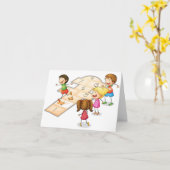 SAUTE-MARELLE POUR LA CARTE DE **6 ANS** (Fleur jaune)