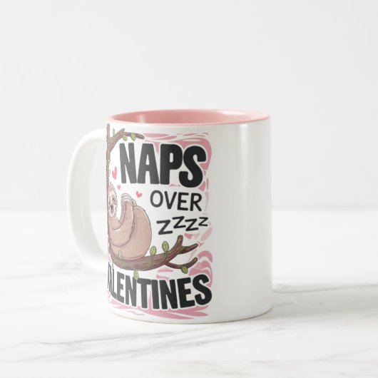 Saute sur Valentines Mug (Devant gauche)