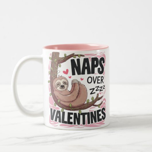 Saute sur Valentines Mug (Gauche)