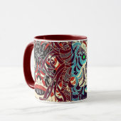 Sauter autour du masque fantôme Mug (Devant gauche)