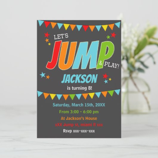 Sauter les invitations d'anniversaire (Debout devant)