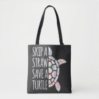 Sauter une paille Sauver un Sac fourre-tout écolog