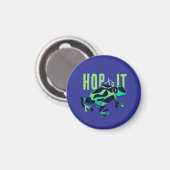 Sauter vers lui Tropical Rainforest Frog Magnet (Recto/Verso)