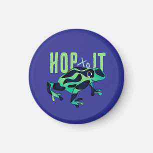 Sauter vers lui Tropical Rainforest Frog Magnet