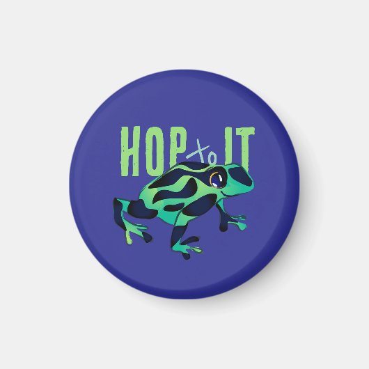 Sauter vers lui Tropical Rainforest Frog Magnet (Devant)