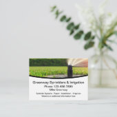 Sauterelles De Pelouse Et Cartes de visite D'Irrig (Debout devant)