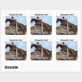 Sautez Pour Joy Fun Cheval Stickers (Feuille)