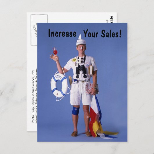 Sautez Sayles™_Augmentez vos ventes ! carte postal (Devant / Derrière)