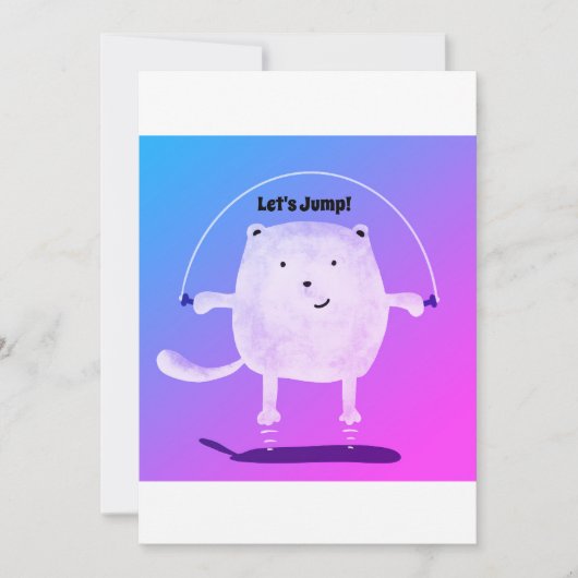 Sautons ! Invitation (Devant)