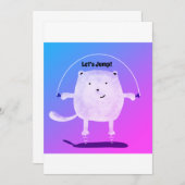 Sautons ! Invitation (Devant / Derrière)