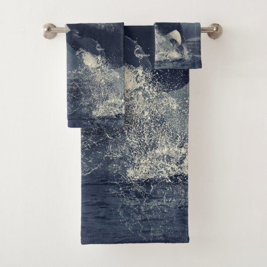 Sauts de baleines tueuses sauvages (En situation)