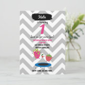 Sauts De Fruits Sur Trampoline Invitation Annivers (Debout devant)