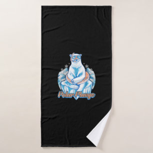 Sauts de glace Polaire Plongée Funny Ours Polaire