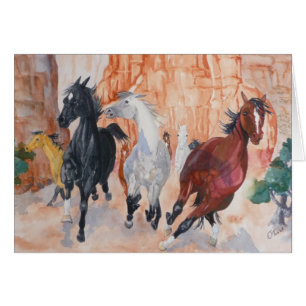 Sauvage dans les canyons