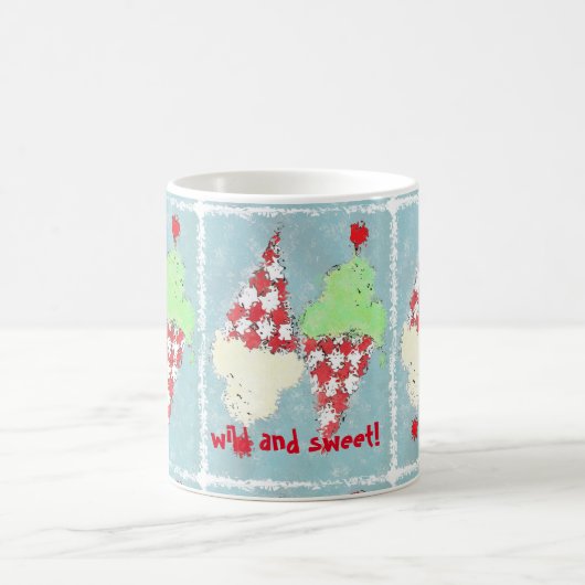 "Sauvage et doux !" tasse de crème glacée (Centre)