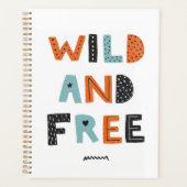 Sauvage et libre | Lettres Doodle (Devant)