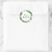 Sauvage Palm Tropical C'est un Sticker Baby shower (Sac)