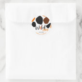 Sauvage Un Animal Motif Sticker moderne Anniversai (Sac)